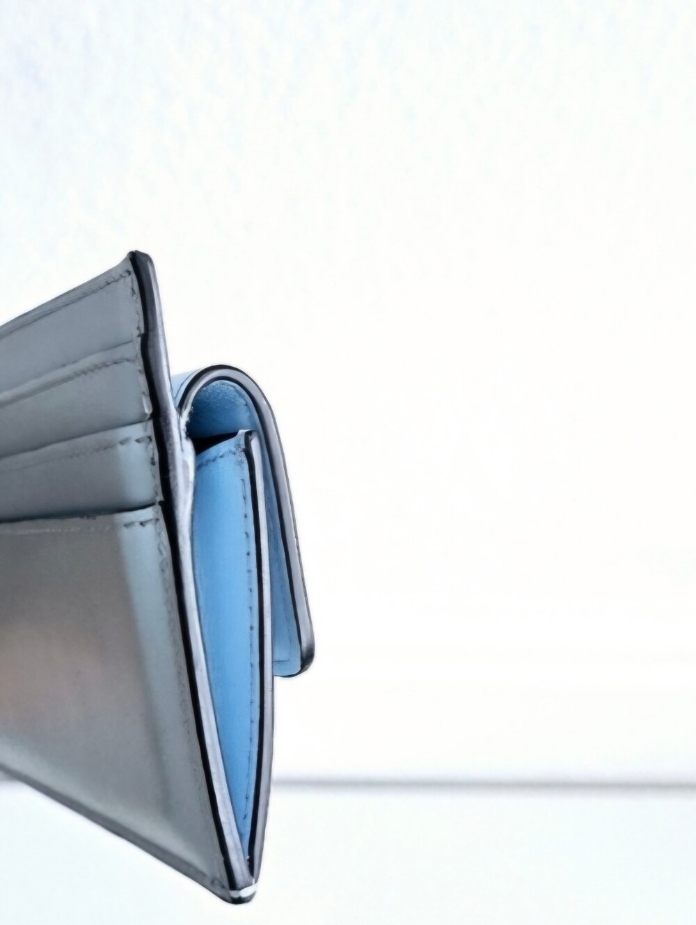 Fendi Roma Blue Leather Card Holder - Picture 4 of 11